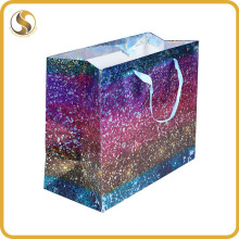 Recycled Carry Paper Bag with Hologram for Luxury Product Packing